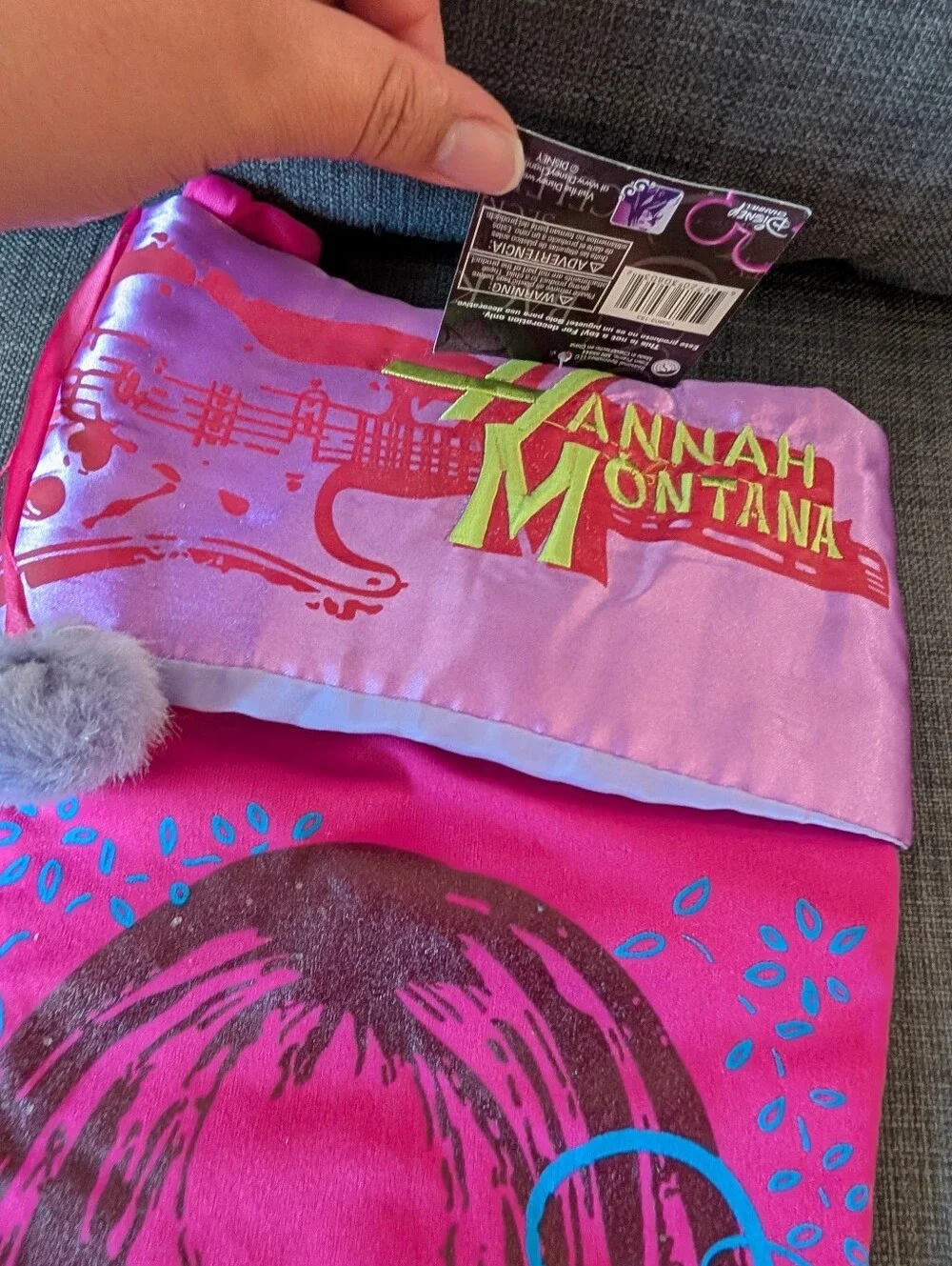 Vintage Hanna Montana Christmas Stocking!